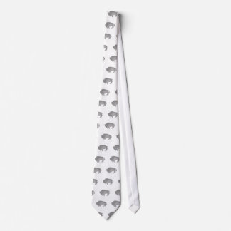 Bison Grey Tie