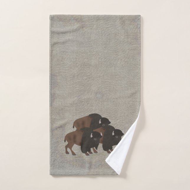 Bison Hand Towel (Hand Towel)
