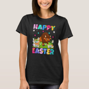 Bison Happy Easter Bunny Bison Easter Sunday T-Shirt