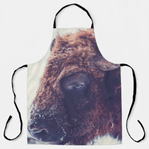 BISON IN THE WINTER APRON