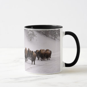 Bison in Winter Mug