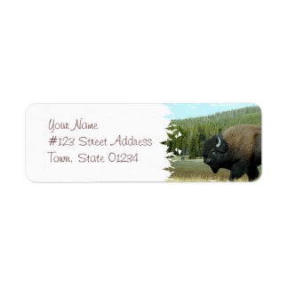 Bison Mailing Labels