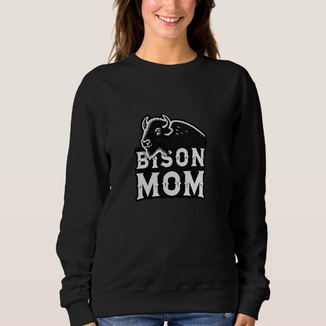 Bison Mum Shirt Bison Lover Bisons (Front)