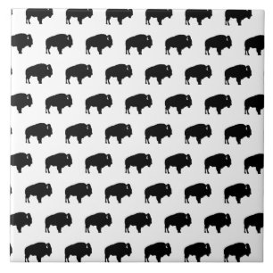 bison pattern tile