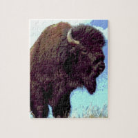 Bison Pop Art