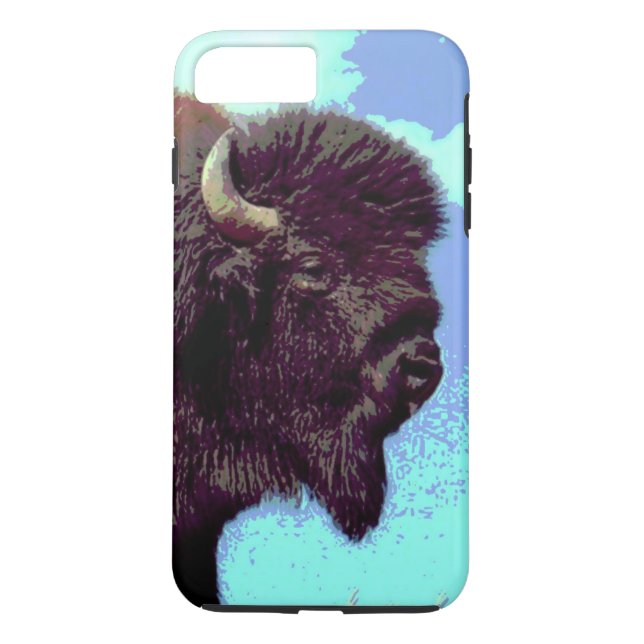 Bison Pop Art Tough iPhone 7 Plus Case (Back)