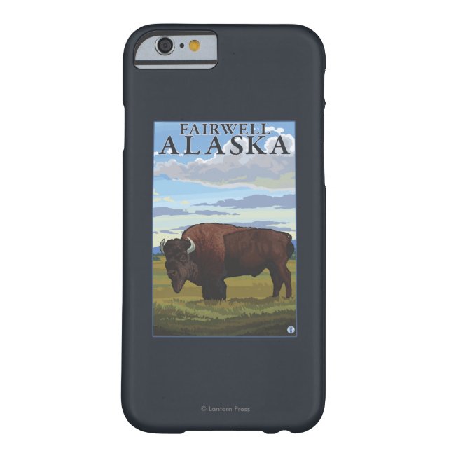 Bison Scene - Fairwell, Alaska Case-Mate iPhone Case (Back)