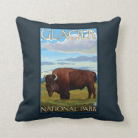 Bison Scene - Glacier National Park, MT