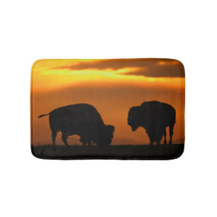 Bison Sunset Bath Mat