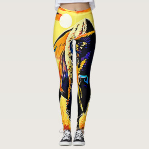 Bison Sunset Majesty Design Leggings