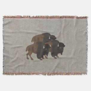 Bison Throw Blanket