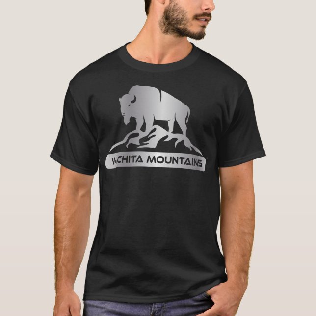 Bison Wichita Mountains T-Shirt (Front)
