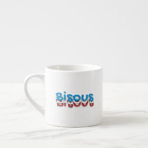 Bisous (kisses) espresso cup