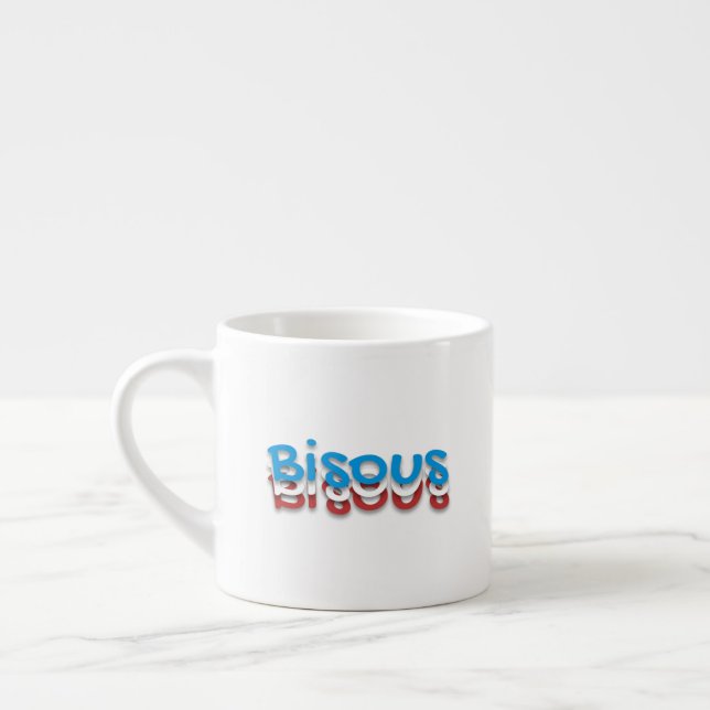 Bisous (kisses) espresso cup (Left)