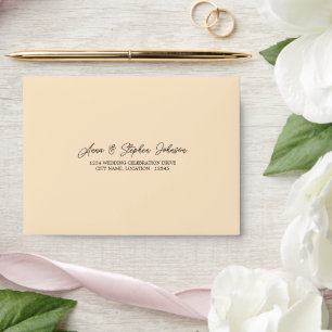 Bisque RSVP Return Envelope