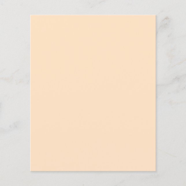 Bisque  (solid colour)  flyer (Front)