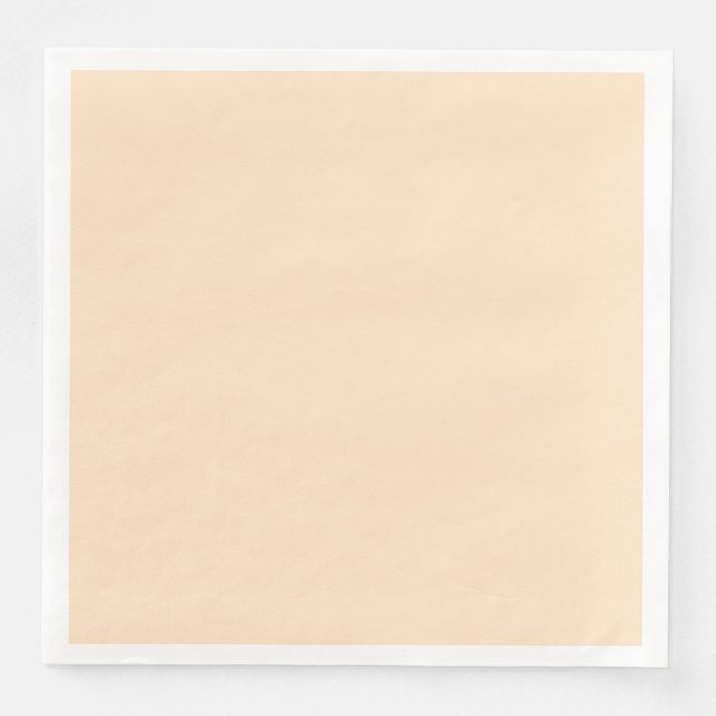 Bisque  (solid colour)  napkin (Front)