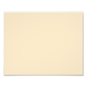 Bisque (solid colour) photo print