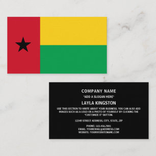 Bissau-Guinean Flag, Flag of Guinea-Bissau Business Card
