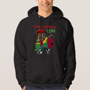 Bissau-guinean King Dabbing Guinea-Bissau Flag Pri Hoodie