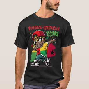 Bissau-guinean King Dabbing Guinea-Bissau Flag Pri T-Shirt