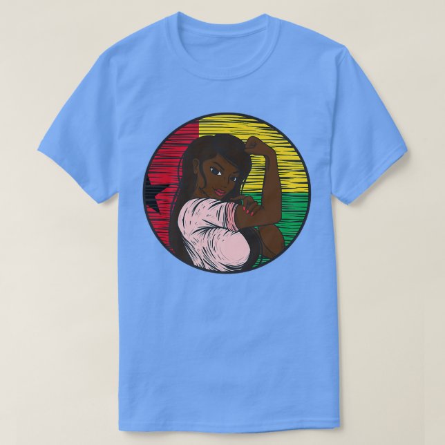 BissauGuinean Flag BissauGuinea Proud BissauGuinea T-Shirt (Design Front)