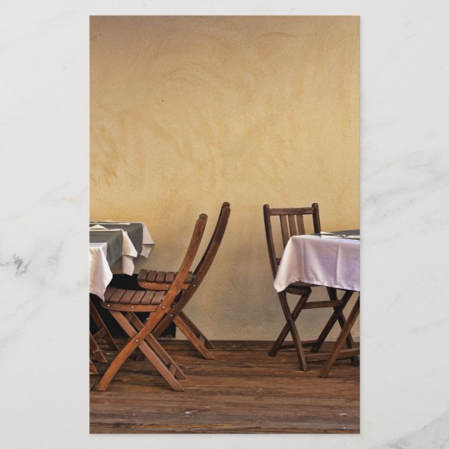 Bistro in France Stationery (Front)