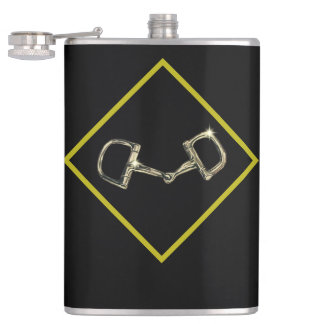 bit & stirrup hip flask
