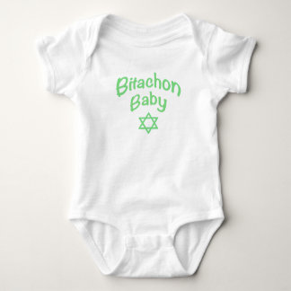 Bitachon Baby Green Bodysuit