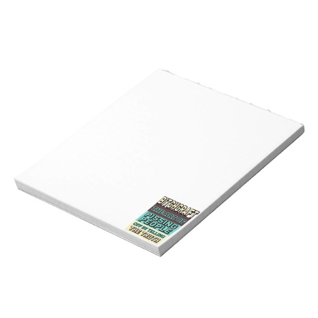 Bitchcraft The Art of Pissing People Off  Notepad (Rotated)