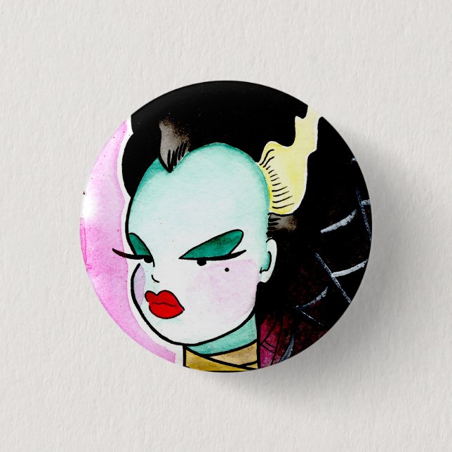 Bitchy Little Bride 3 Cm Round Badge (Front)