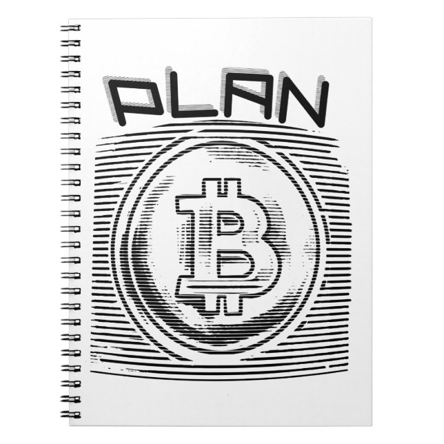 Bitcoin - Сrypto Plan B  Notebook (Front)