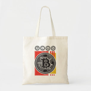 Bitcoin Сryptocurrency Plan B Tote Bag