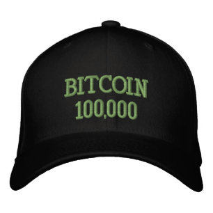 Bitcoin 100000 Celebration Embroidered Hat
