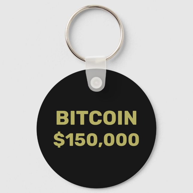 Bitcoin 150000 Celebration Key Ring (Front)
