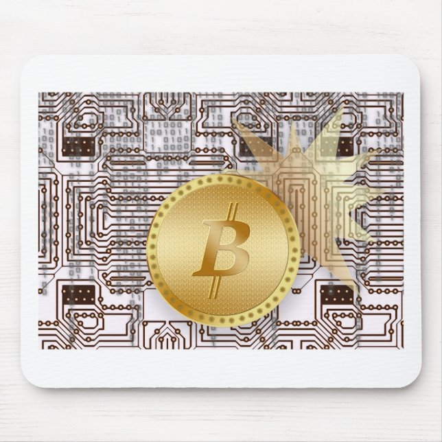 Bitcoin 18 mouse pad (Front)