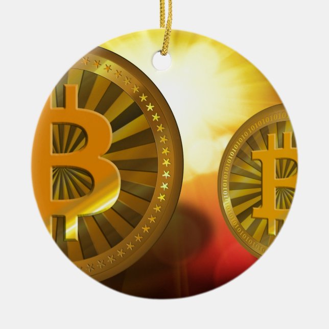 bitcoin-22423 ceramic tree decoration (Front)
