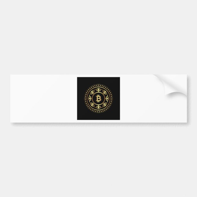 Bitcoin 2 bumper sticker (Front)