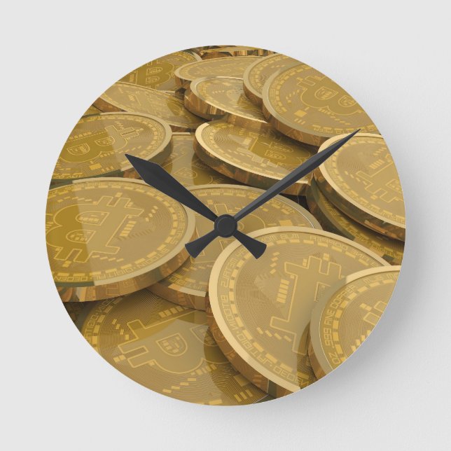 Bitcoin 7 round clock (Front)