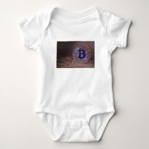 Bitcoin 8 baby bodysuit