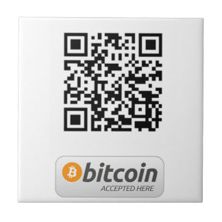 Bitcoin Accepted Here Tile