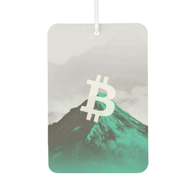 Bitcoin All-Time-High (ATH) Car Air Freshener (Front)