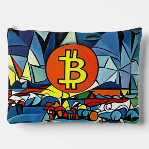 Bitcoin Art Accessory Pouch