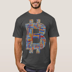 Bitcoin Art  Bitcoins Crypto Word Cloud Tee