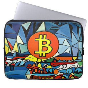 Bitcoin Art Laptop Sleeve