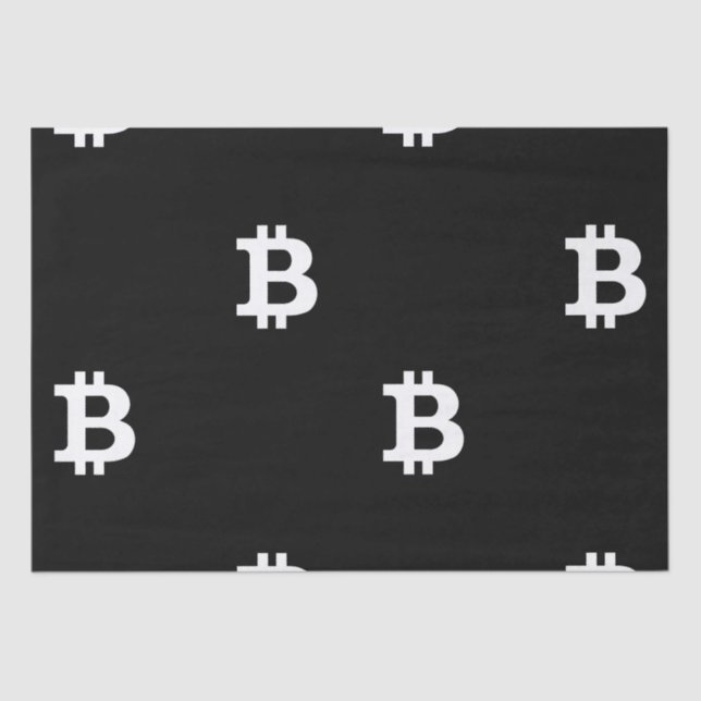 Bitcoin B Cool Tissue Paper (Front)