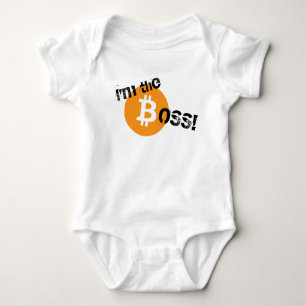 Bitcoin baby bodysuit