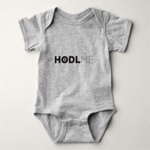 Bitcoin Baby HODL ME Baby Bodysuit