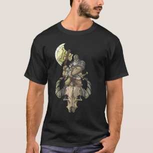 Bitcoin Barbarian Warrior Graphic Rpg Roleplaying T-Shirt