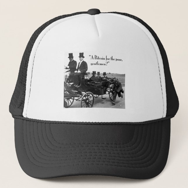 Bitcoin Beggar Trucker Hat (Front)